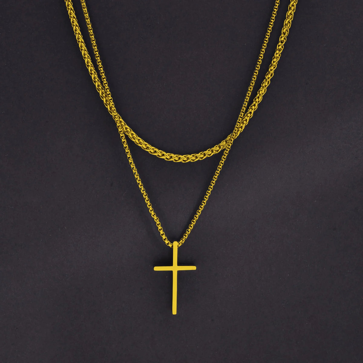 Men's Cross Pendants & Necklaces