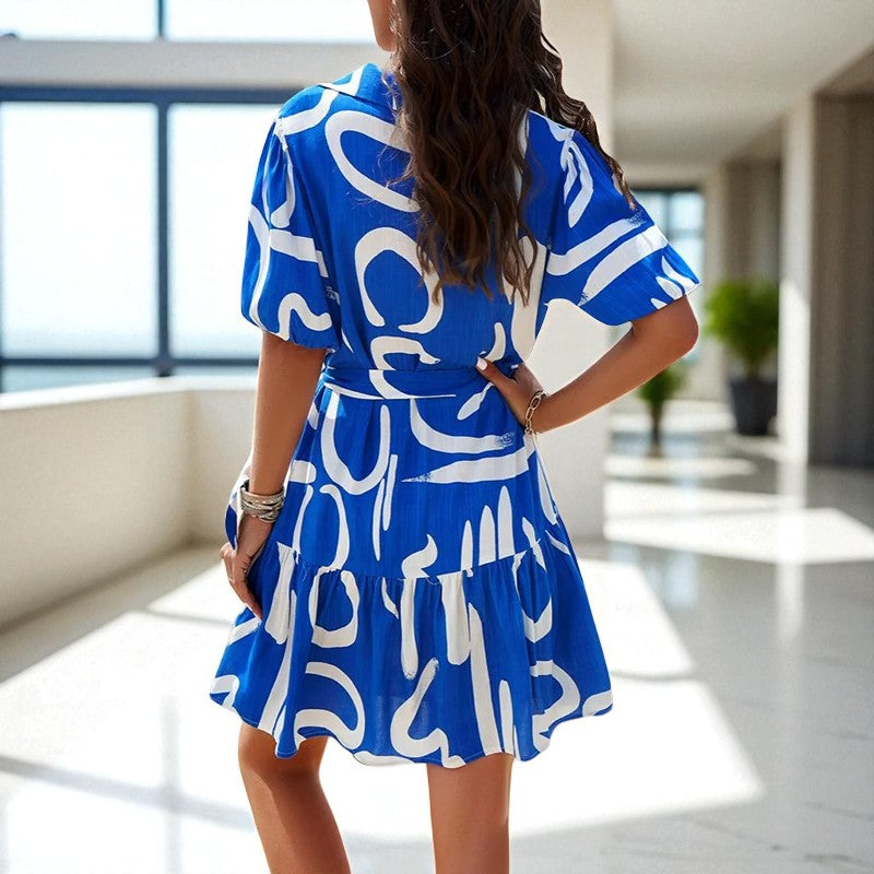 Abstract Riviera Dress