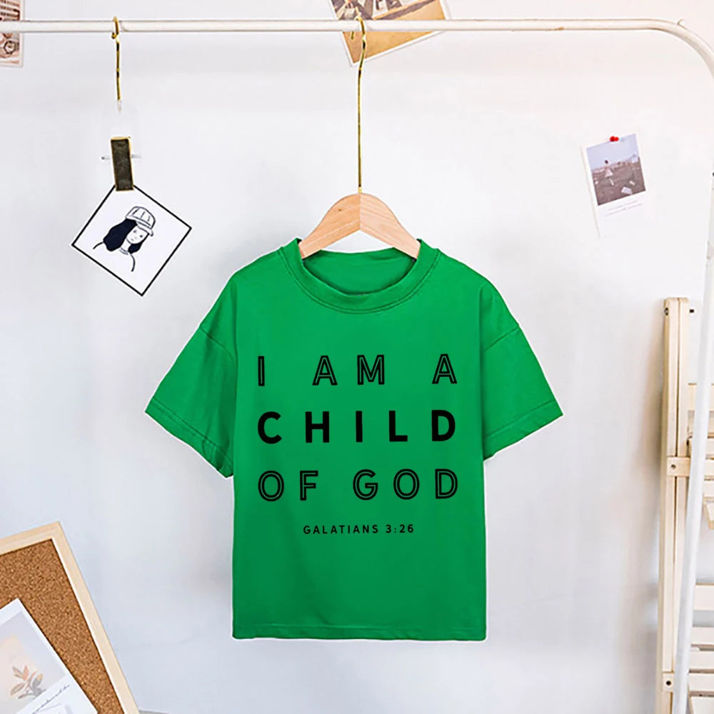 I Am A Child of God Kids Shirt
