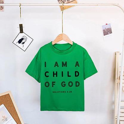 I Am A Child of God Kids Shirt