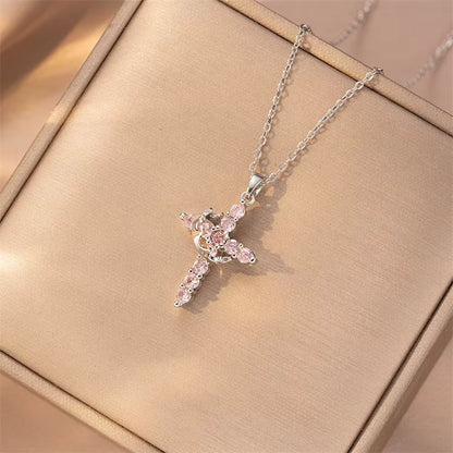 Crown & Cross Necklace