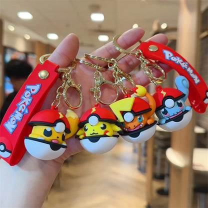 Pokéball Keychains — Four Character Collection
