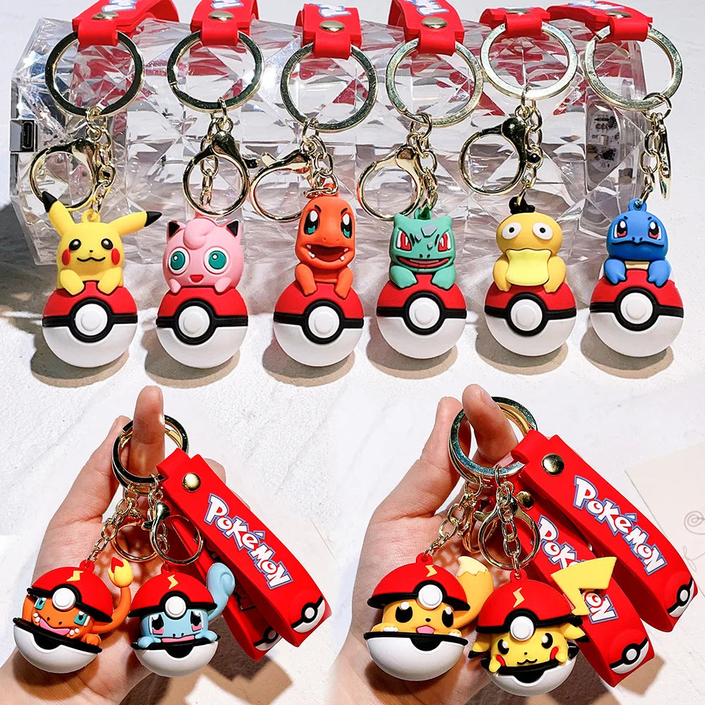 Pokéball Character Keychains & Sets
