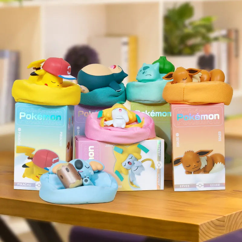 Sleeping Pokémon Figures & Eevee Blind Boxes