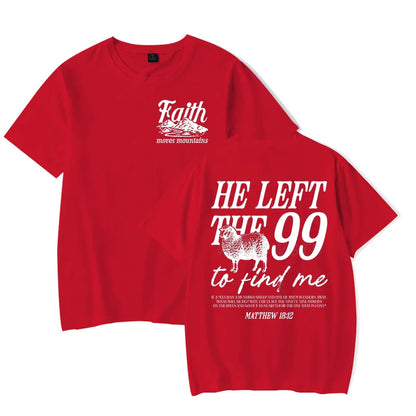 He Left the 99 Back Tee