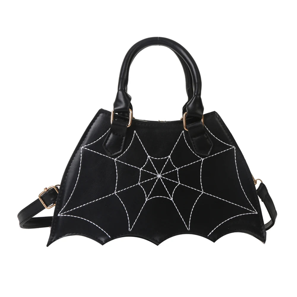 Spiderweb Halloween Crossbody Handbag