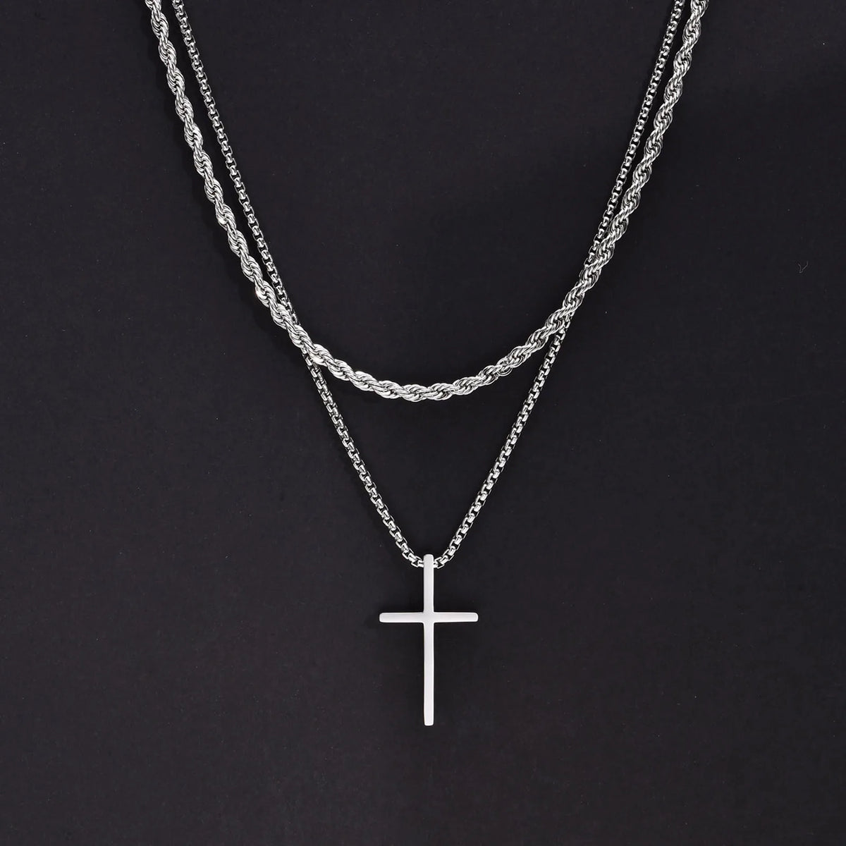 Men's Cross Pendants & Necklaces