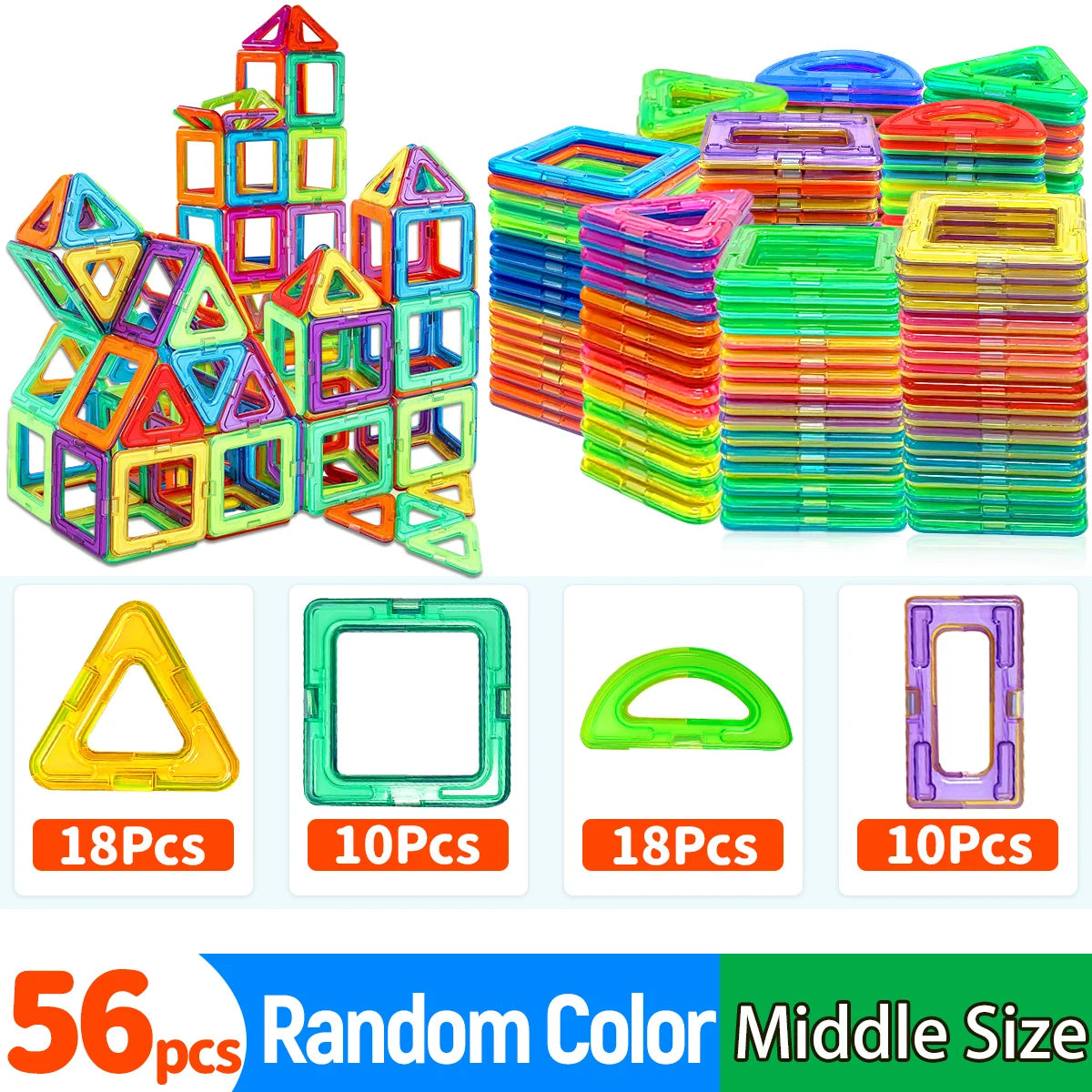 Magnetic Building Tile Sets