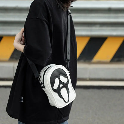 Ghost Face Halloween Crossbody Bag