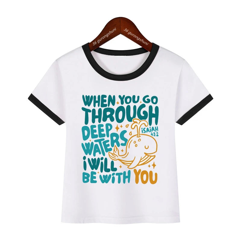 Kids Isaiah 43:2 T-Shirt