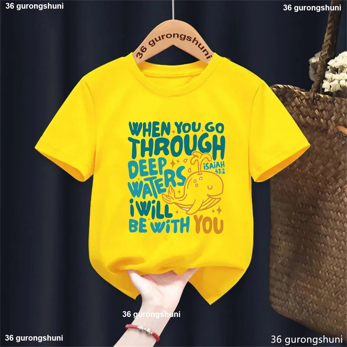 Kids Isaiah 43:2 T-Shirt