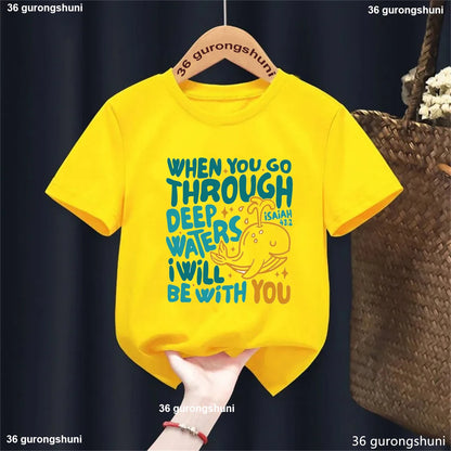 Kids Isaiah 43:2 T-Shirt