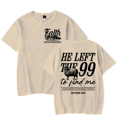 He Left the 99 Back Tee