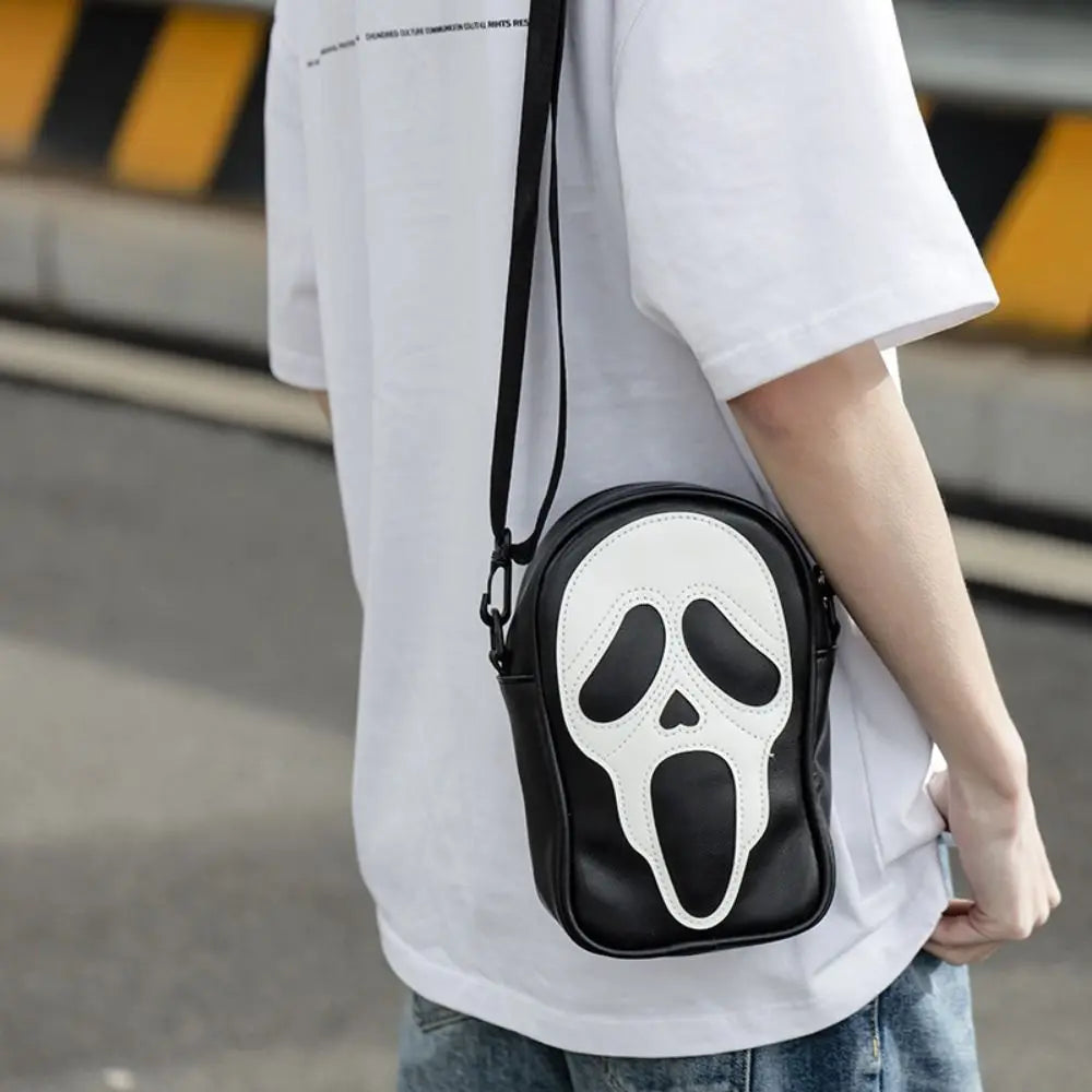 Ghost Face Halloween Crossbody Bag