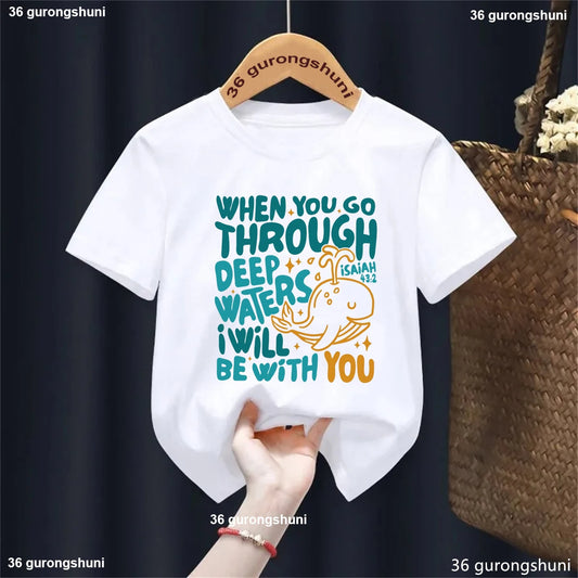 Kids Isaiah 43:2 T-Shirt