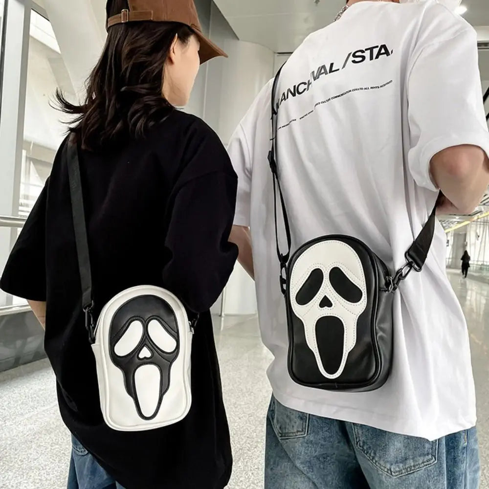 Ghost Face Halloween Crossbody Bag