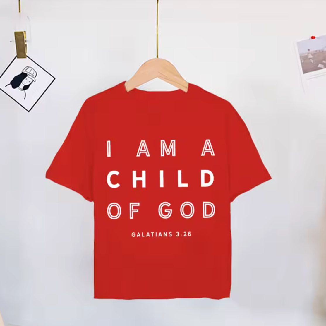 I Am A Child of God Kids Shirt