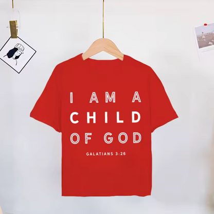 I Am A Child of God Kids Shirt