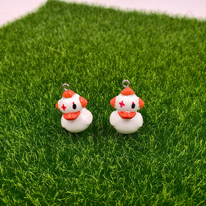 Halloween Duck Charms — Matching Pair