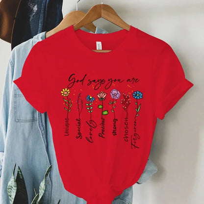 God Says You Are Unique Tee