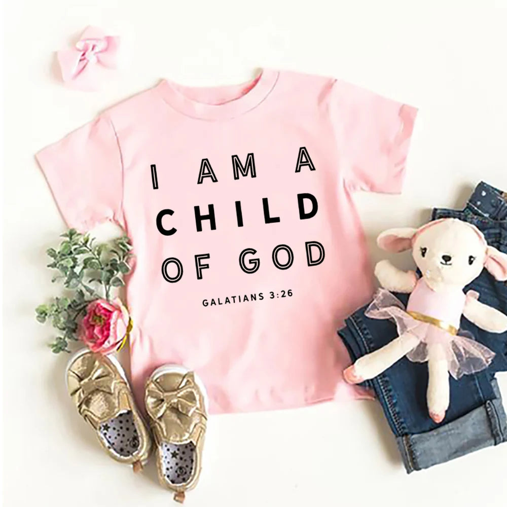 I Am A Child of God Kids Shirt