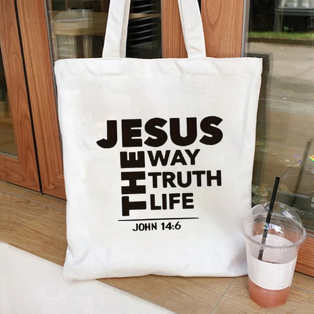 All My Hope Is in Jesus Canvas Tote Bag