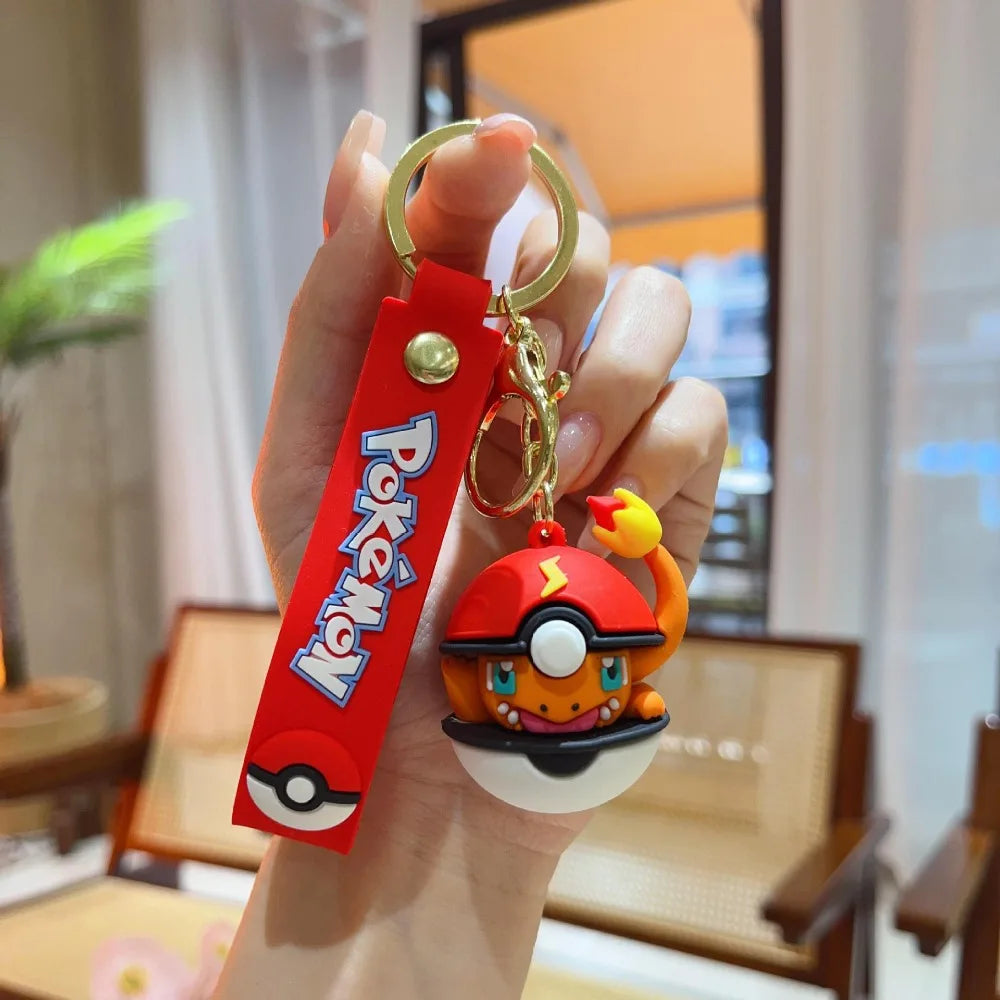 Pokéball Keychains — Four Character Collection