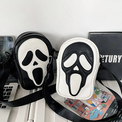 Ghost Face Halloween Crossbody Bag