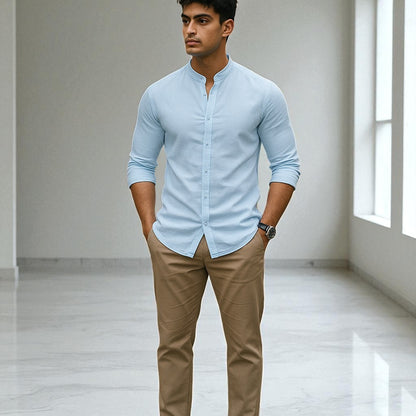 Zen Band-Collar Top