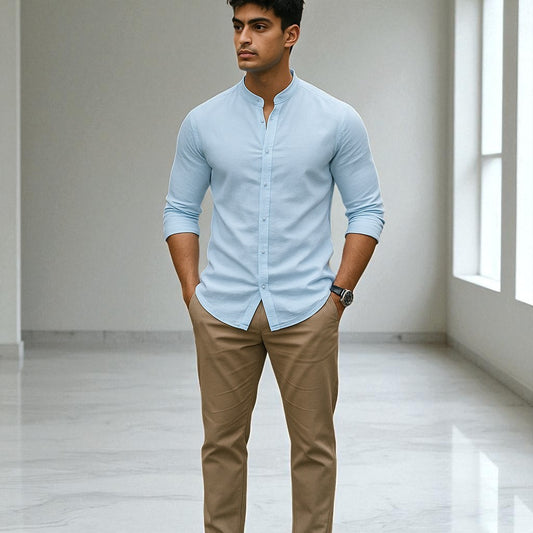 Zen Band-Collar Top
